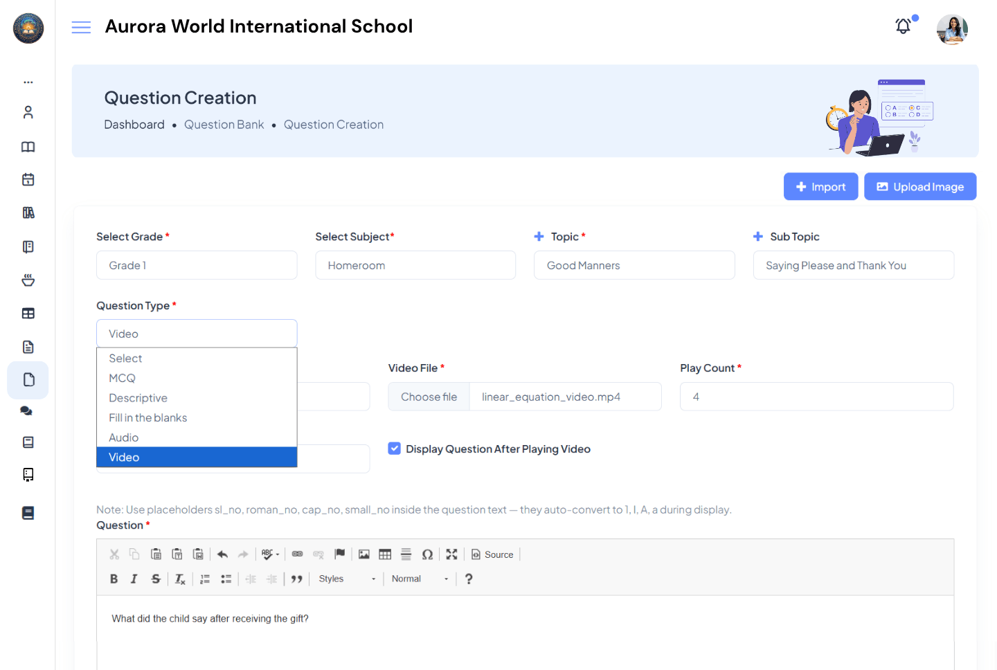 Aurora World International School